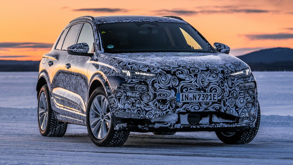 Getarnter Prototyp eines Audi Q6 e-tron