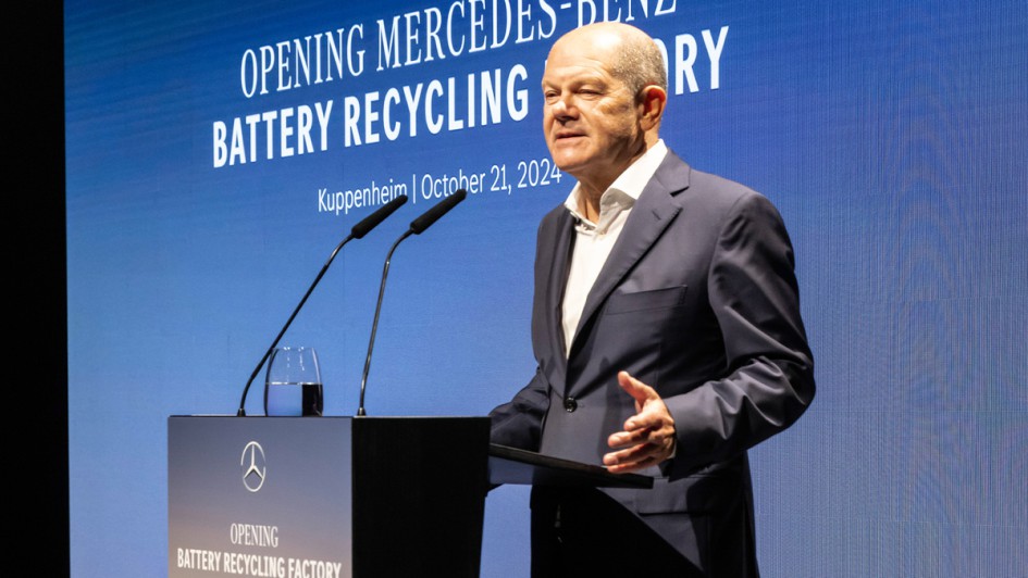 Mercedes-Batterie-Recyclingfabrik Kuppenheim