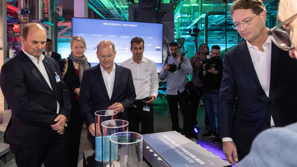 Mercedes-Batterie-Recyclingfabrik Kuppenheim