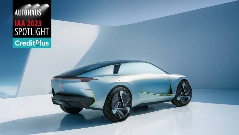 Heckansicht des Konzeptfahrzeugs Opel Experimental