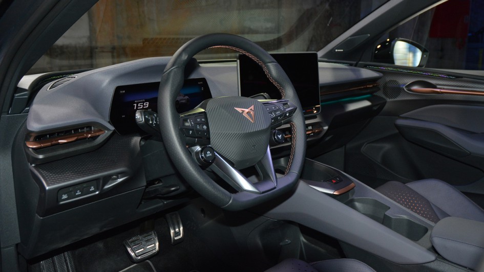 Cupra Raval, Elektroauto, Cockpit, Lenkrad