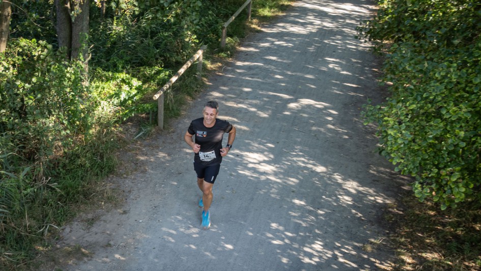 ALD und Leaseplan Run For Charity Dirk wird von oben fotografiert