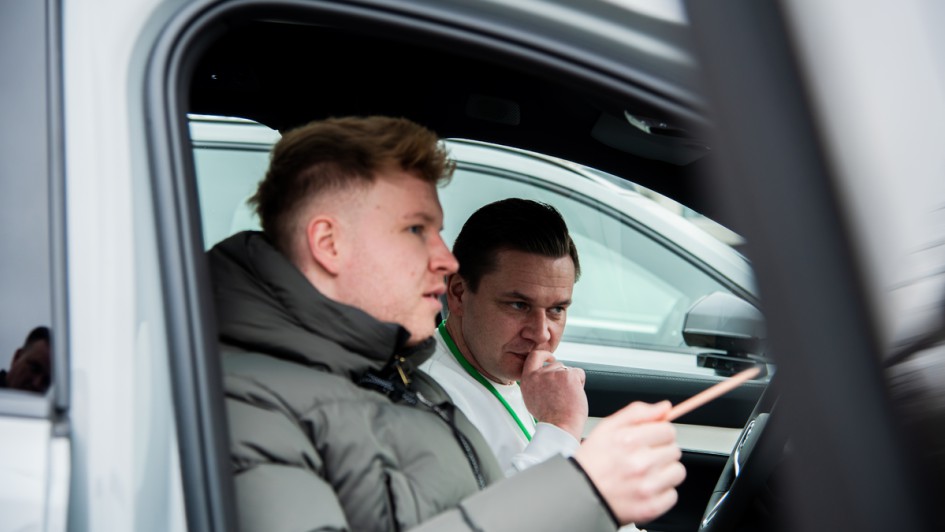 Fahrzeugwechsel nach den ersten 55 Kilometern