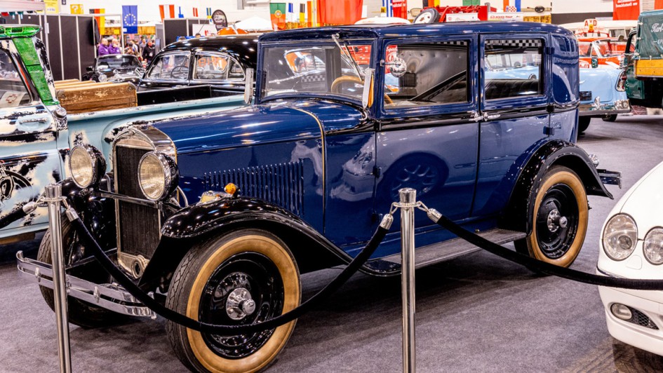 Ein Ford Mustang V8 aus den 1960er Jahren.