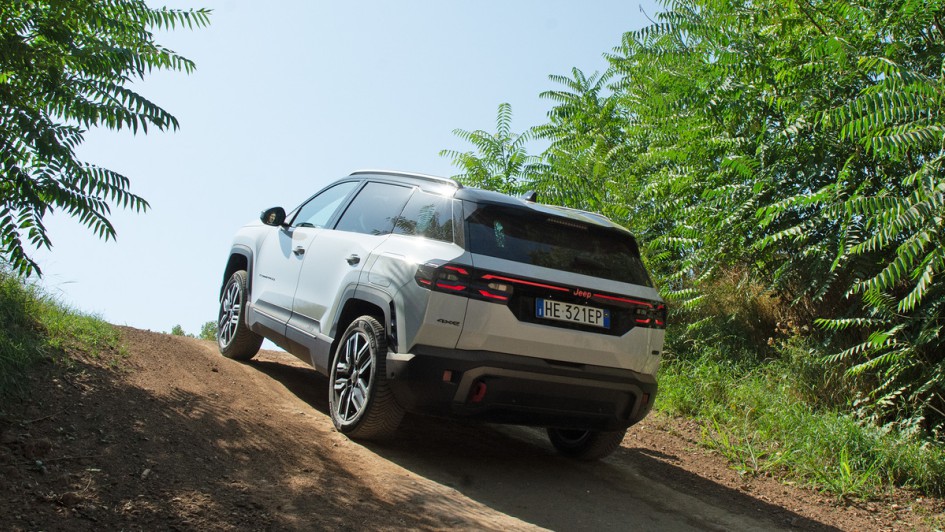 Jeep Compass, Offroad, Steigung