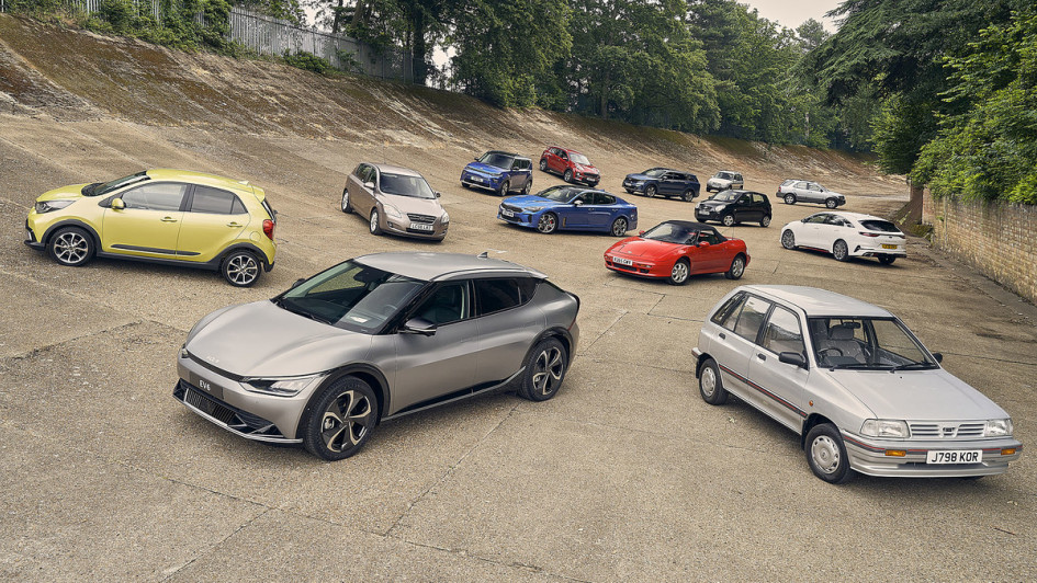 Kia-Modelle 30 Jahre