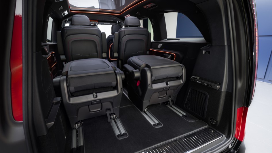 Kofferraumfoto vom Mercedes VLE