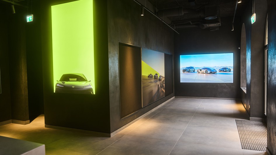 Lotus Flagship-Store am Münchner Odeonsplatz.