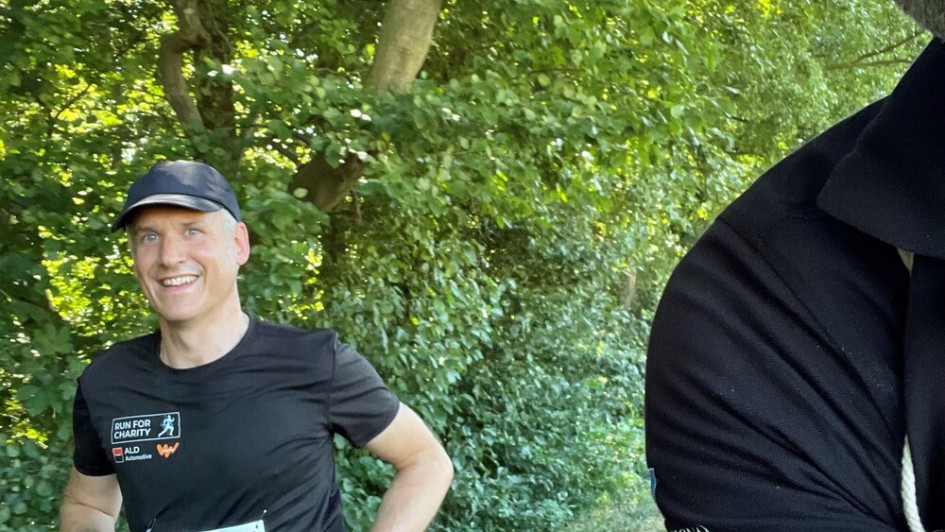 ALD und Leaseplan Run For Charity Selfy vom Rad aus