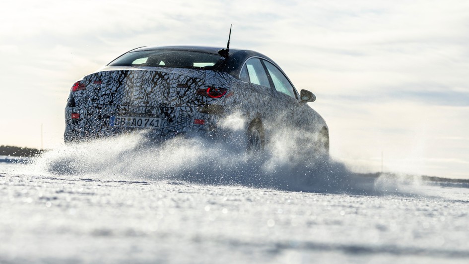 Prototypenfahrt im Mercedes CLA