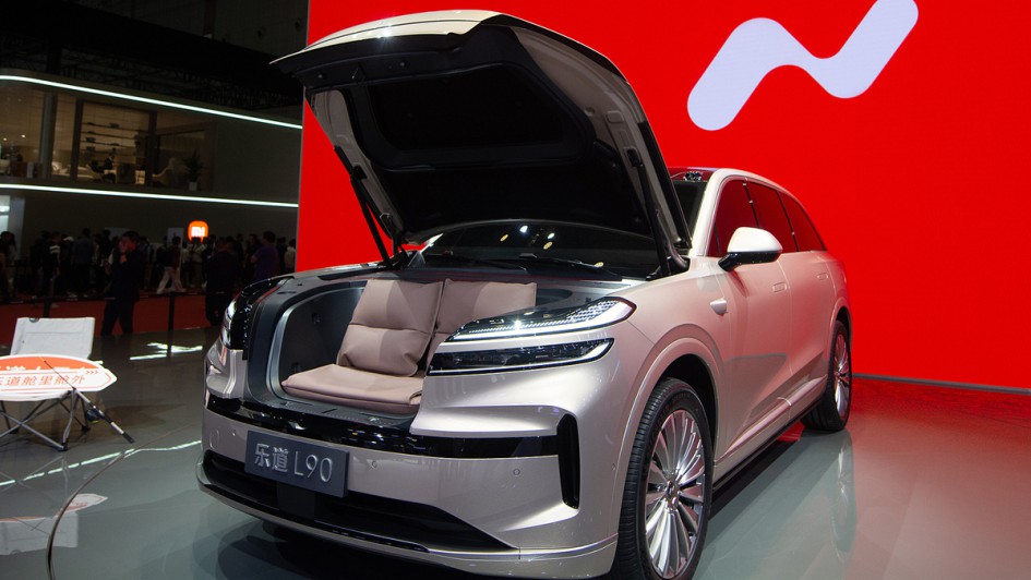 Der Onvo L90 wird auf der Auto Shanghai 2025 gezeigt