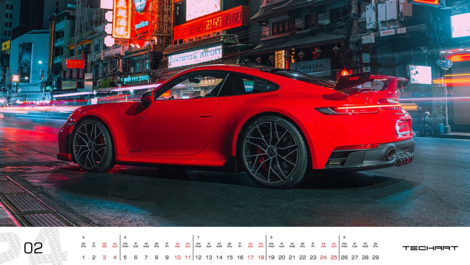 Techart-Kalender Februar 2024