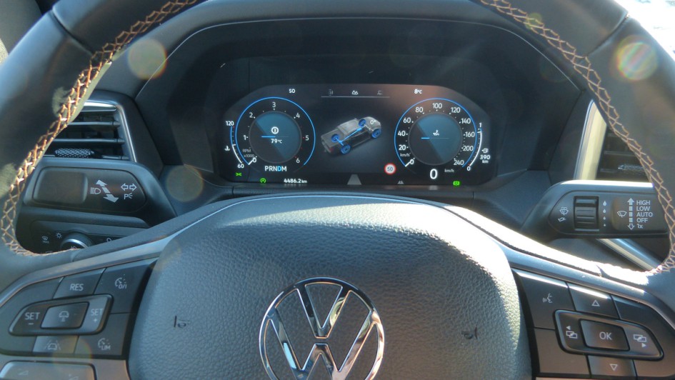 Foto vom Kombiinstrument des VW Amarok