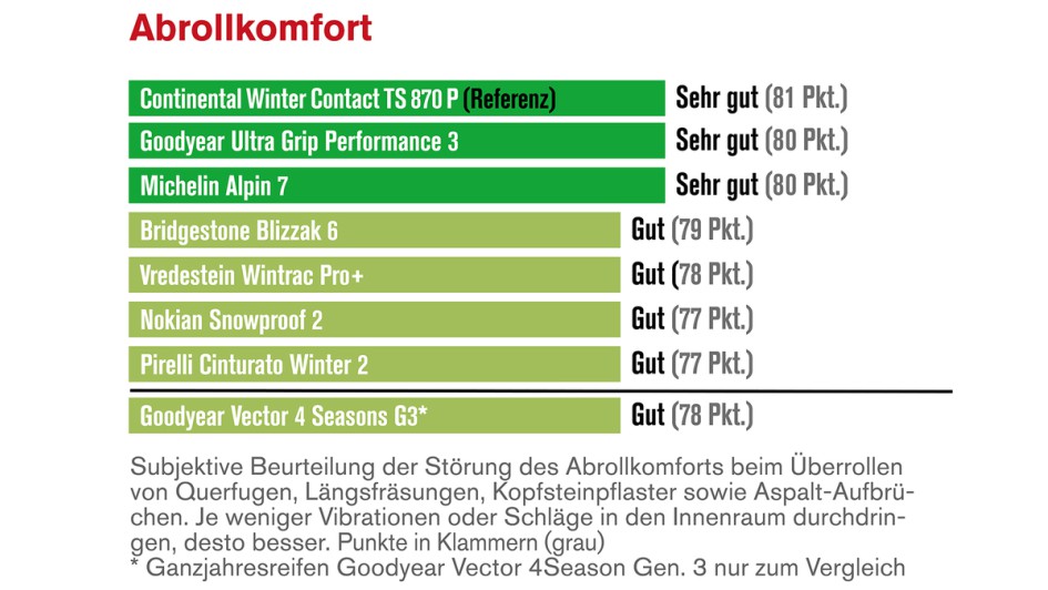 Winterreifentest 2025 von Autoflotte und Die Reifentester
